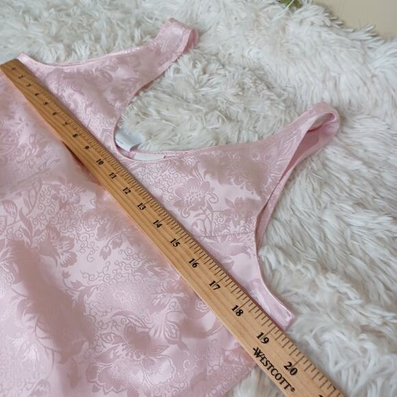 Secret Treasures 2 Piece Pajama Set Soft Pink Floral Embroidery Top L Bottom XL - Picture 5 of 6